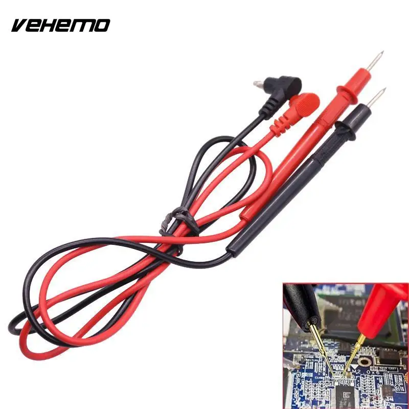 Vehemo Авто фургон практичный Цифровой мультиметр тестовый мультиметр Детектор свинцовый зонд провода ручка кабель