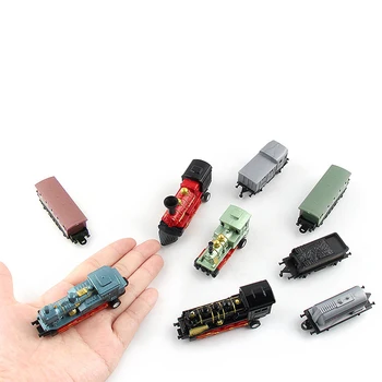 

4 pcs/set Children Alloy Car Toy Set Retro Steam Train Children Toy Car Alloy Model Suit Birthday Gift Foe Boys And Girls