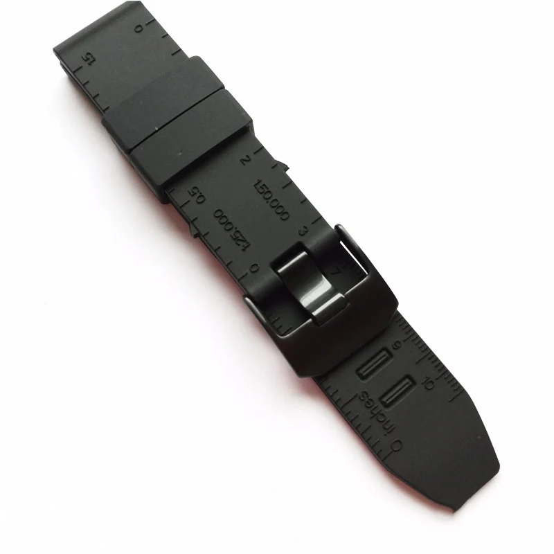 

Replacement Watchband for Luminox Strap 23mm Watch band With Rubber Strap Metal Buckle Bracelet Black