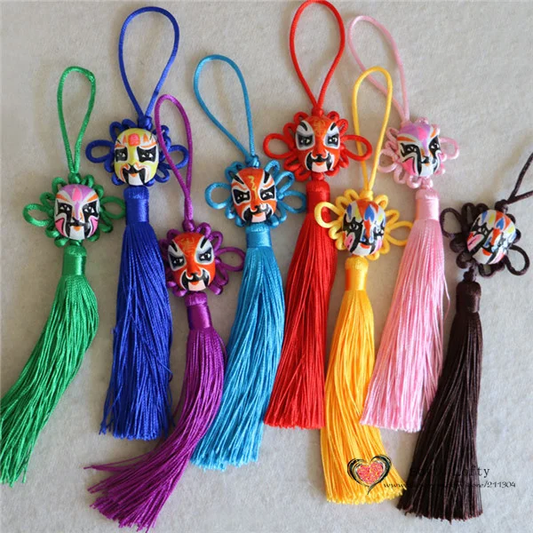 Peking Opera Faces Chinese Knot hanging pendants - 14