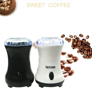 

220V 70g Electric Coffee Bean Grinder Stainless Steel Blades Mung Bean Yellow Bean food Herbs Grinder Household Mill Machine
