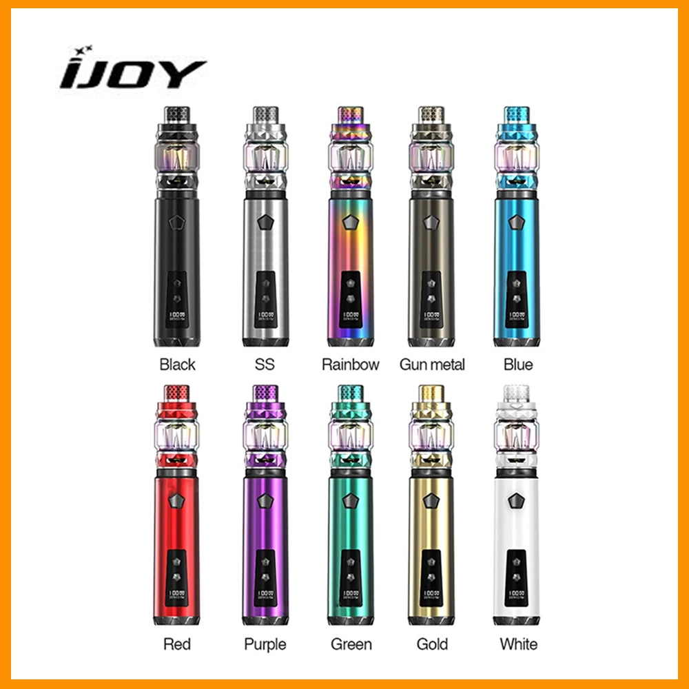 

Original IJOY SABER 100 Kit with 5.5ml Diamond Sub Ohm Tank DM-Mesh Coil/DM-DM Coil 0.15ohm Output 100w E-Cigarette