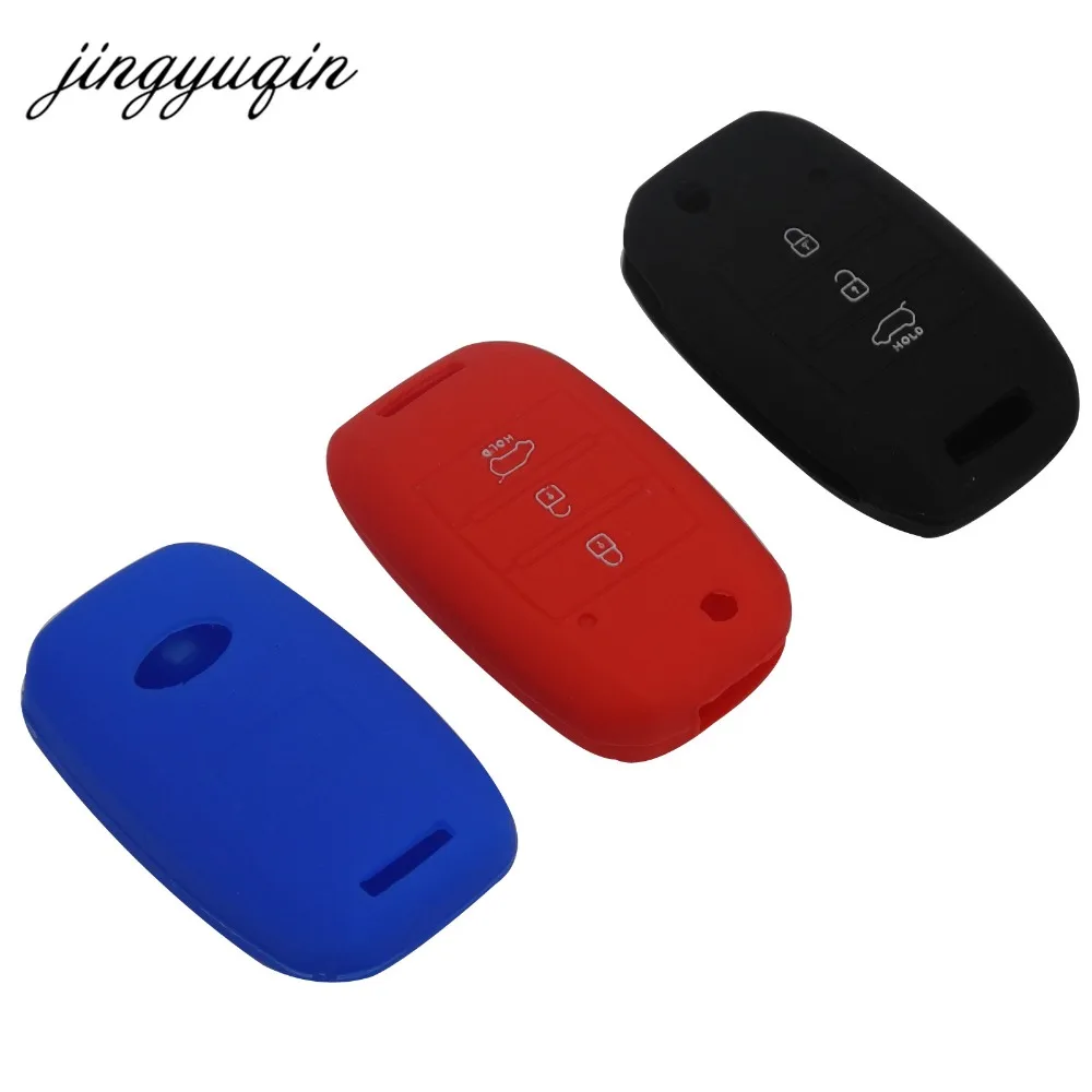 Jingyuqin-30-pz-lotto-caso-della-copertura-chiave-dell-automobile-del-Silicone-per-KIA-Rio-Sportage.jpg Keyforkess 30 pz/lotto caso della copertura chiave dell'automobile del Silicone per KIA Rio Sportage Ceed Sorento Cerato key Set Jacket cover accessori auto - Jingyuqin 30 pz lotto caso della copertura chiave dell automobile del Silicone per KIA Rio Sportage