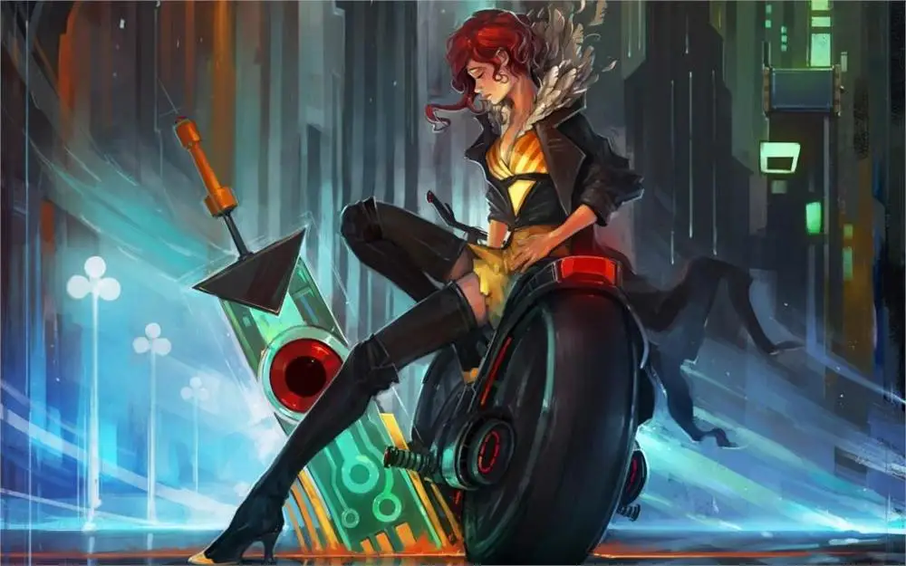 2016 Pinturas de Arte Del Juego Fallout Igor Artyomenko Chica Tristeza