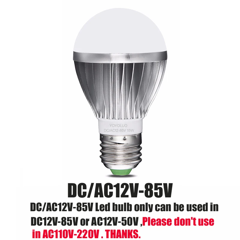 DC12V Светодиодный ламповый светильник s smd 2835 Чип DC/ac12в 24 в 36 в 48 в лампада luz E27 лампа 3 Вт 6 Вт 9 Вт 12 Вт 15 Вт 18 Вт точечная лампа светодиодный светильник