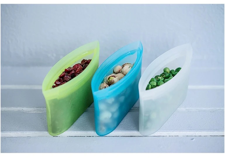 ZIPPWARE многоразовая силиконовая пищевая сумка для хранения контейнеры с защитой от проливания стоьте вверх силиконовая чашка для хранения кухни