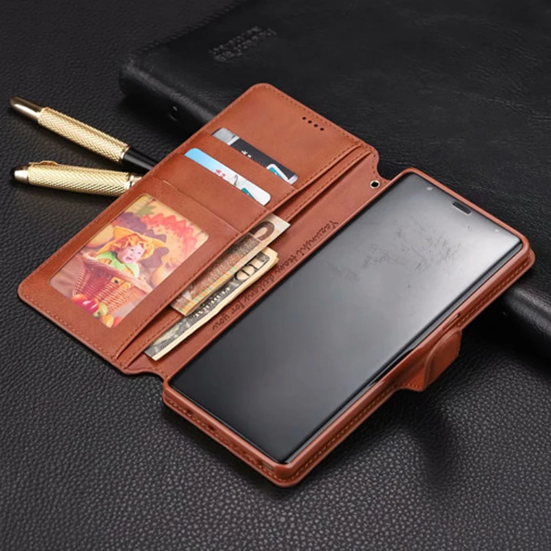 

For Samsung Galaxy S10E Note 9 8 S9 S8 S10 Plus Case Luxury Stand Flip Wallet Leather Case Flip Cover