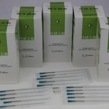 100 шт./кор. Иглоукалывание иглы одноразовые трубки игла одной иглой с одним направляющая трубка для косметического массажа