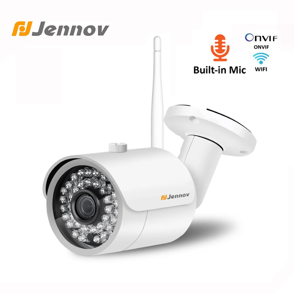 

Jennov Wireless IP Camera WiFi Outdoor Security Camera For Home 1080P 2MP ONVIF Audio Record Video Surveillance Camera For CCTV