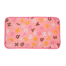 

2017 Transer 1Pc Pet Mat Small Large Paw Bone Print Cat Dog Cushion Fleece Soft Blanket Bed Letter Pattern Drop Shipping ot27