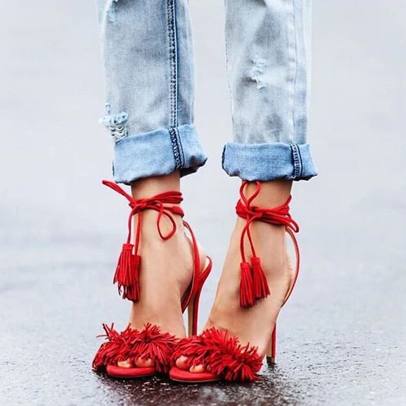 

2019 Shoes Women Sandals Wedding Shoes Flower Summer Sandals Women High Heels Sandals Women Dames Shoes Silk 10CM 8CM Heels