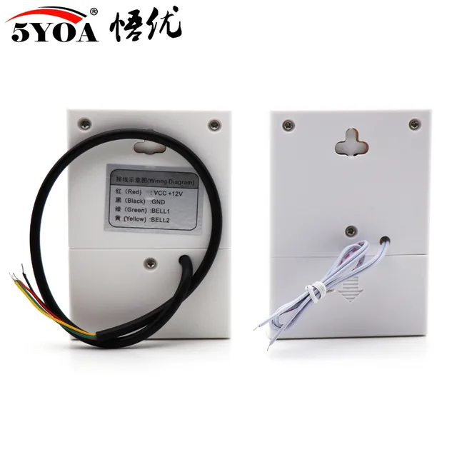 Door Bell 12V Wired and Battery two types Doorbell for Door Access Control System ding-dong sound 2