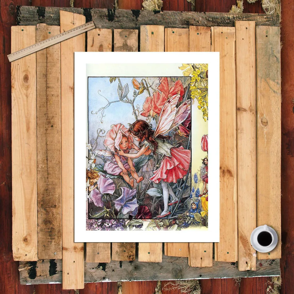 SR--0436-cicely barker_the sweet pea fairies-16X22-12X16-