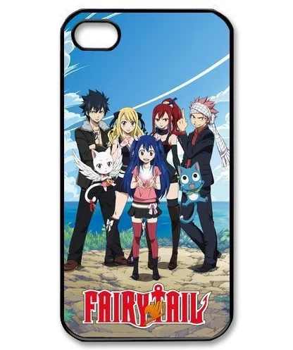 Fairy tail аниме чехол для iPhone 4s 5s 5c 6 s Plus iPod Touch 4 5 Samsung Galaxy s2 s3 s4 s5 mini s6 s7 края примечание 2