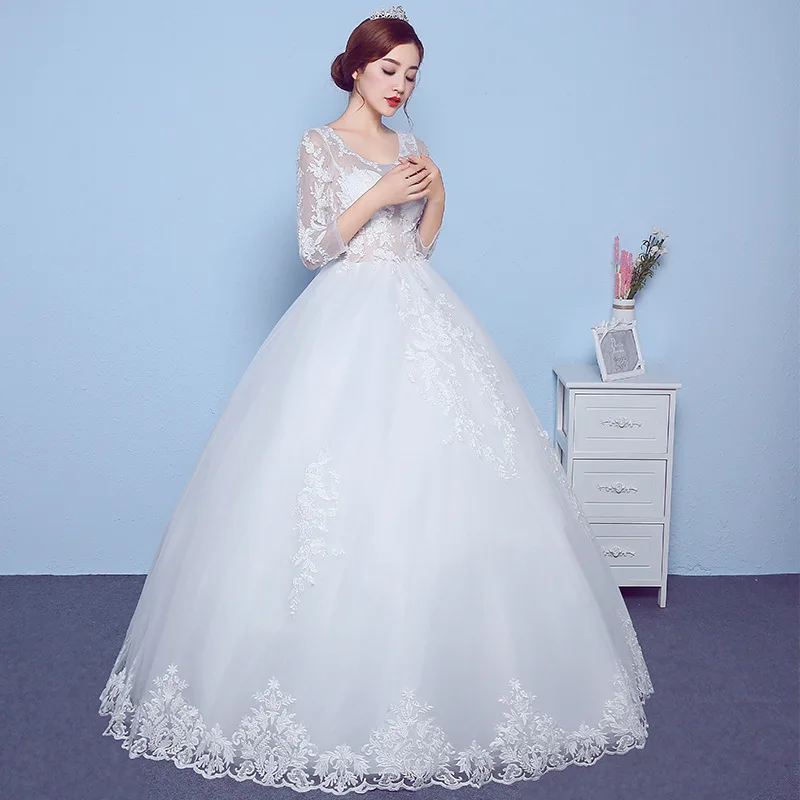 2019 новое длинное однотонное свадебное платье с v-образным вырезом и открытой спиной