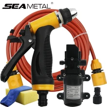 Auto Lavatrice 12 V Pompa Pistola Ad Alta Pressione Pulitore di Cura di Lavaggio Macchina di Pulizia Elettrica di Lavaggio Auto Strumento di manutenzione Accessori