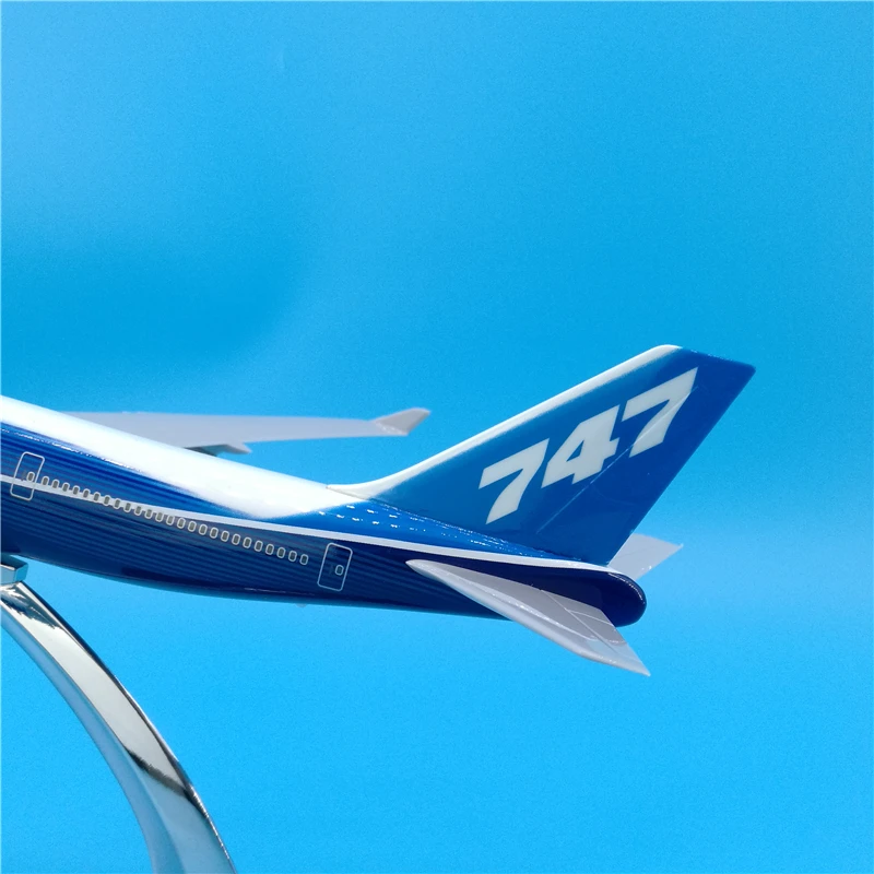 32 см Boeing 747 прототип авиалиний Смола самолет B747 airbus Модель литья под давлением