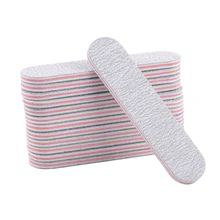 Juego de limas desechables de doble cara para uñas, herramientas de manicura, raspa de pedicura portátil, grano 180 240, 50 Uds.