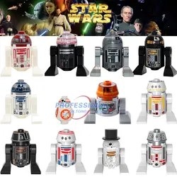 Star Wars Фигурки R2D2 R2Q2 R2Q5 BB8 SW424 RSF7 RSD8 S RsD8 C110p RSJ2 классические строительные блоки детские игрушки