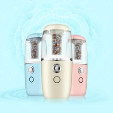 Mini Portable Humidifier Car Aroma Diffuser, Ultrasonic Humidifier Air Diffusers With Negative Ions Particles Rechargeable Use