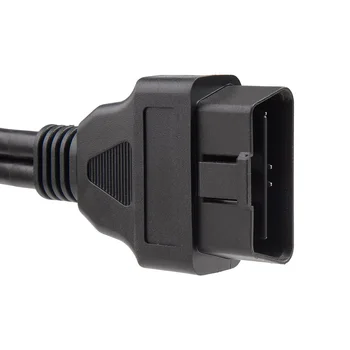 

OBD2 OBD-II Male To Dual Female 16Pin Y-Splitter Extension Cable Diagnostic Accs