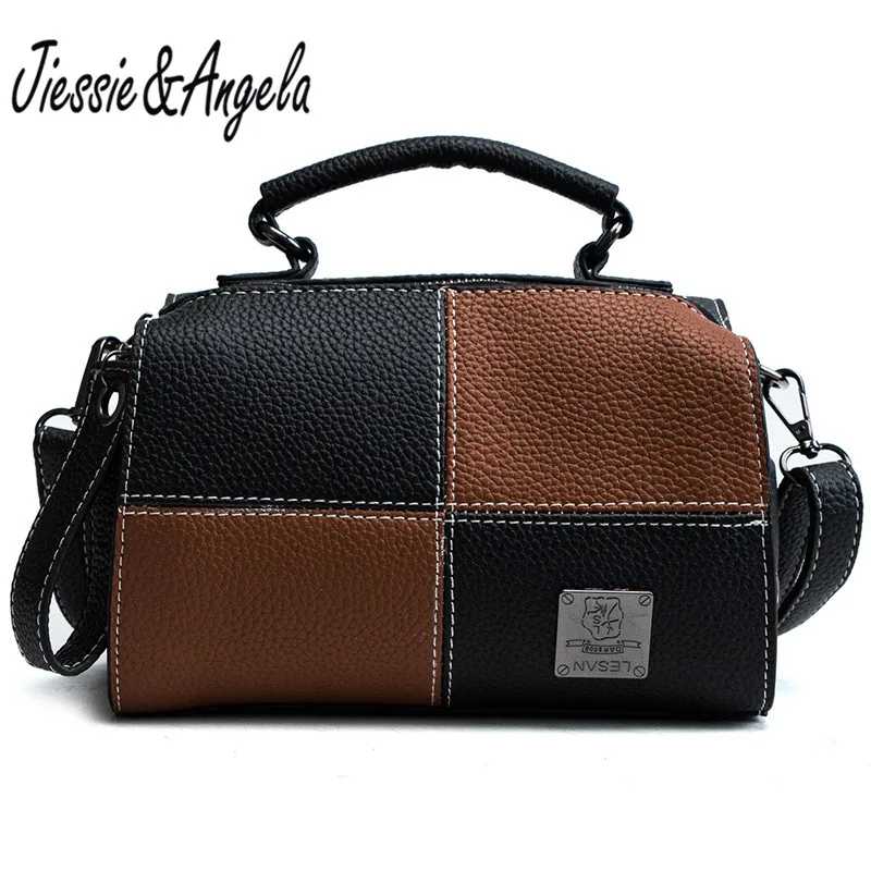 

Jiessie & Angela New Fashion Women Handbags pu Leather Casual Tote Bag lady's Crossbody Bag Shoulder Bags Designer Women Purse