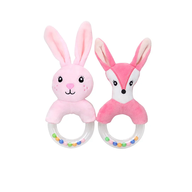 1Pc Cute Baby Rattle Toys Rabbit Sheep Plush Cartoon Bed Toys For Kids 0-3 Years Educational Toys Gifts Fox Bear Hand Bells 1Pc Cute Baby Rattle Toys Rabbit Sheep Plush Cartoon Bed Toys For Kids 0-3 Years Educational Toys Gifts Fox Bear Hand Bells