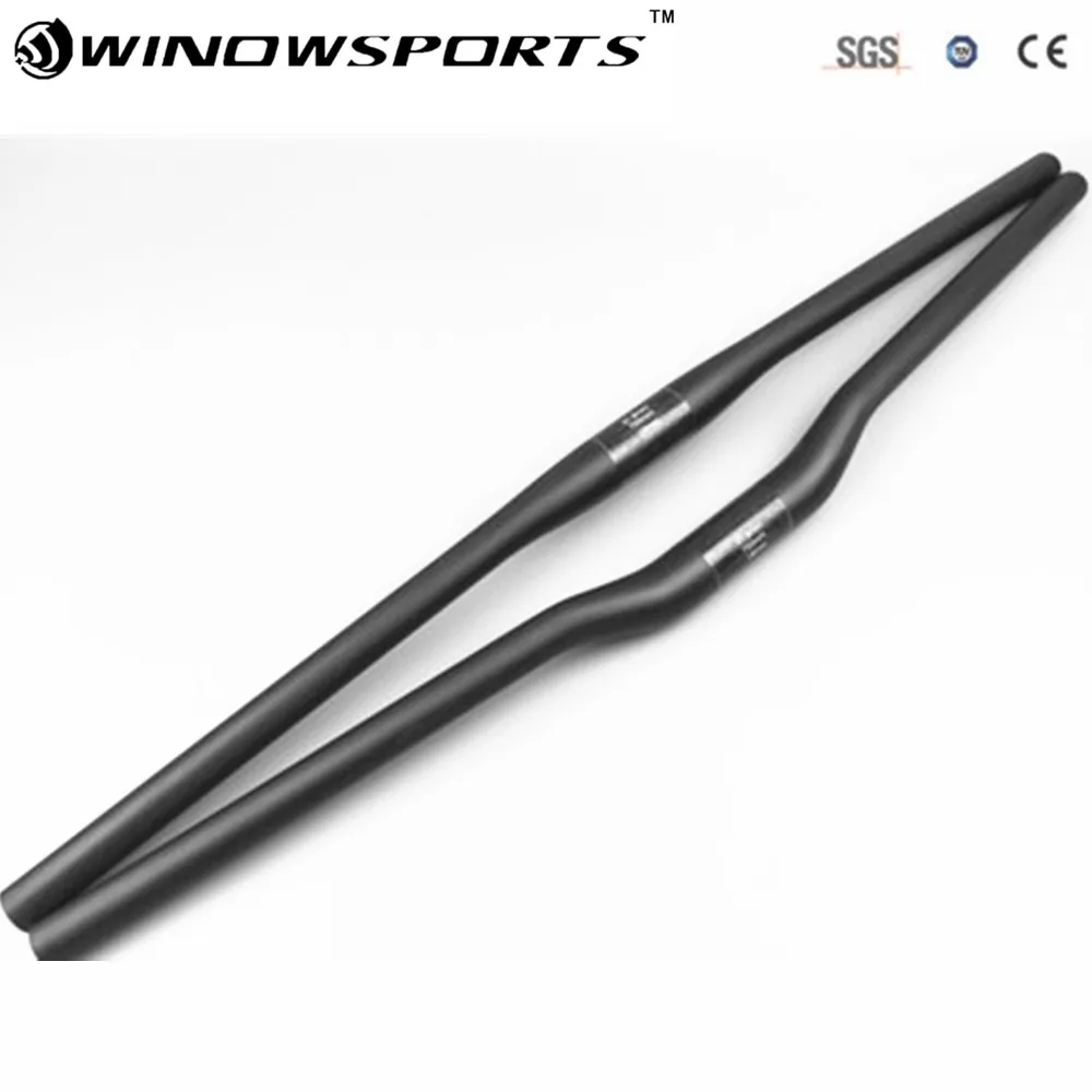 Winowsports Cheap Carbon Fiber Mtb Flat Handlebar Mountain Bike Rise
