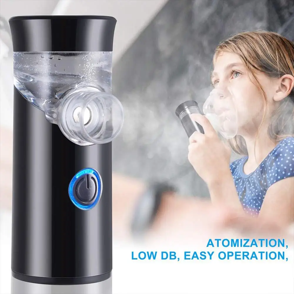 

Mini Inhaler Portable Nebulizer for inhalation Handheld Ultrasonic Steaming Devices medical equipment Baby Health Care Household