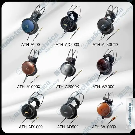 Сменные амбушюры совместимые с Audio Technica ATH A500X A700X A900X A950LP подушечка для