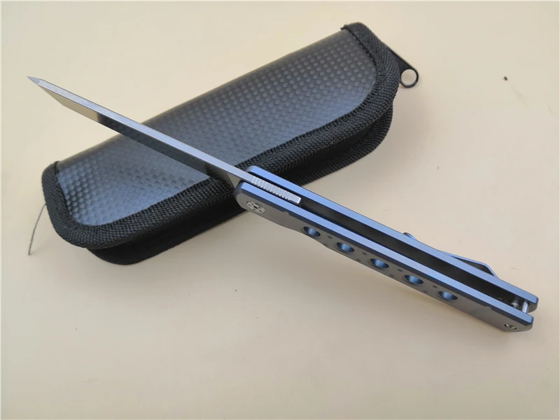 kesiwo ks67 titanium handle d2 blade folding knife flipper tactical pocket knife outdoor camping survival knife (3)
