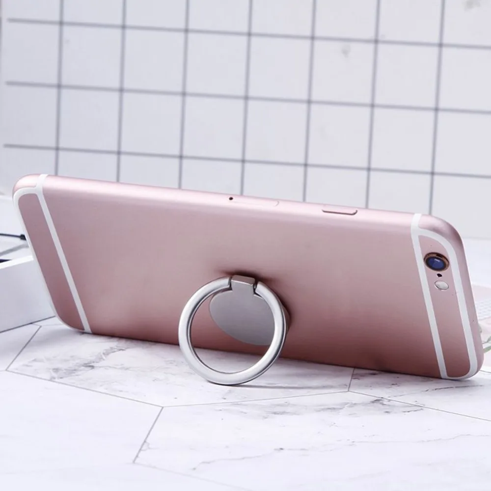 Universal Phone Ring Holder 360 Degree Stand for Samsung for Xiaomi for iPhone X 7 6 8 Mobile Phone Ring Tablet Plain bague