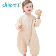 Dile Baby Sleeping Bag For Spring And Summer Baby Cent Leg Sleepsacks Comfortable Soft Toddlers Sleeping Bags Anti-falling Quilt