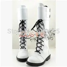 Драматические ботинки для костюмированной вечеринки; обувь; белые ботинки