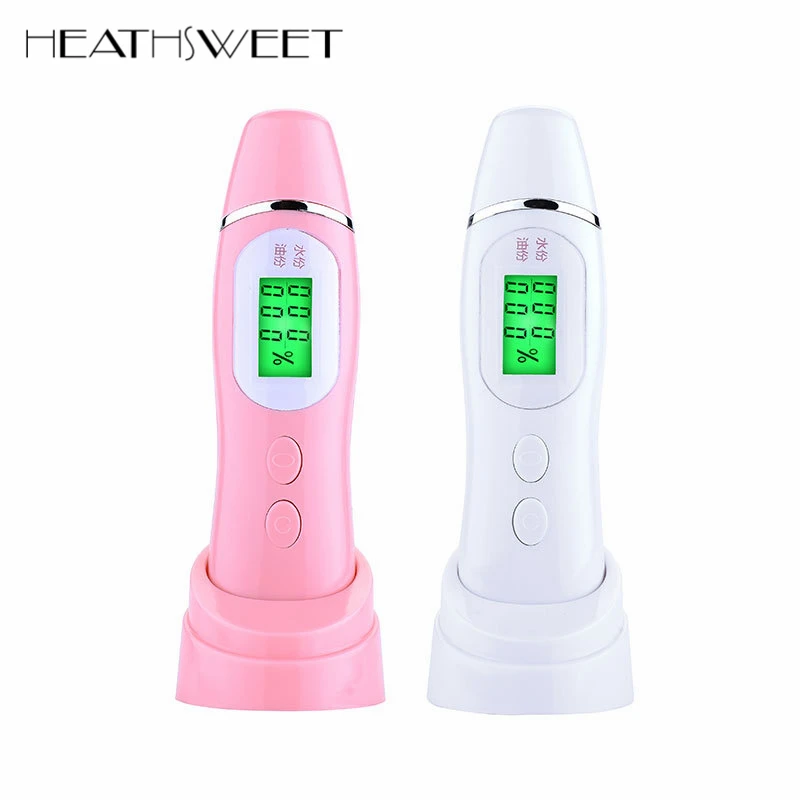 

Healthsweet New LCD Display Digital Facial Body Skin Analyzer Moisture Oil Tester Meter Health Monitor With Fluorescer Detector