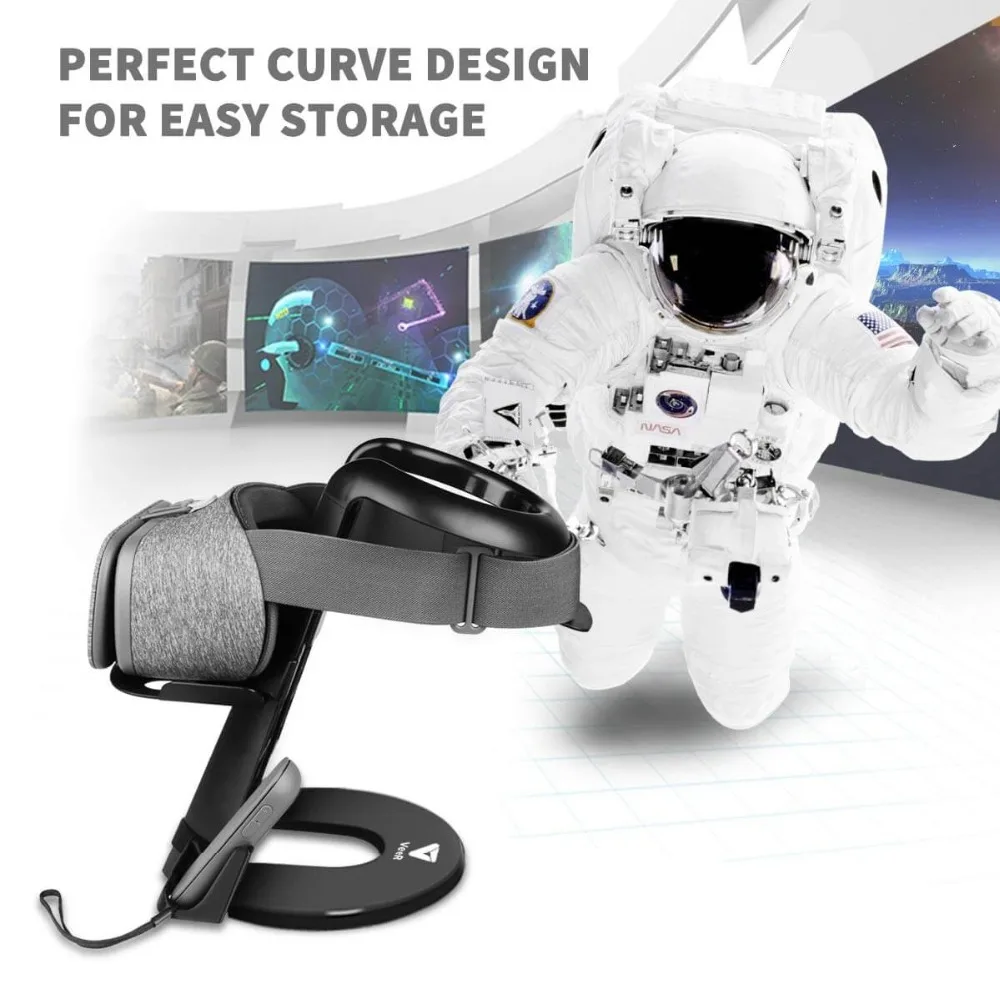 VeeR VR стойка для наушников с 2 держателем контроллера для всех VR Box, таких как htc Vive, Oculus Rift, Oculus Go, samsung gear и т. д