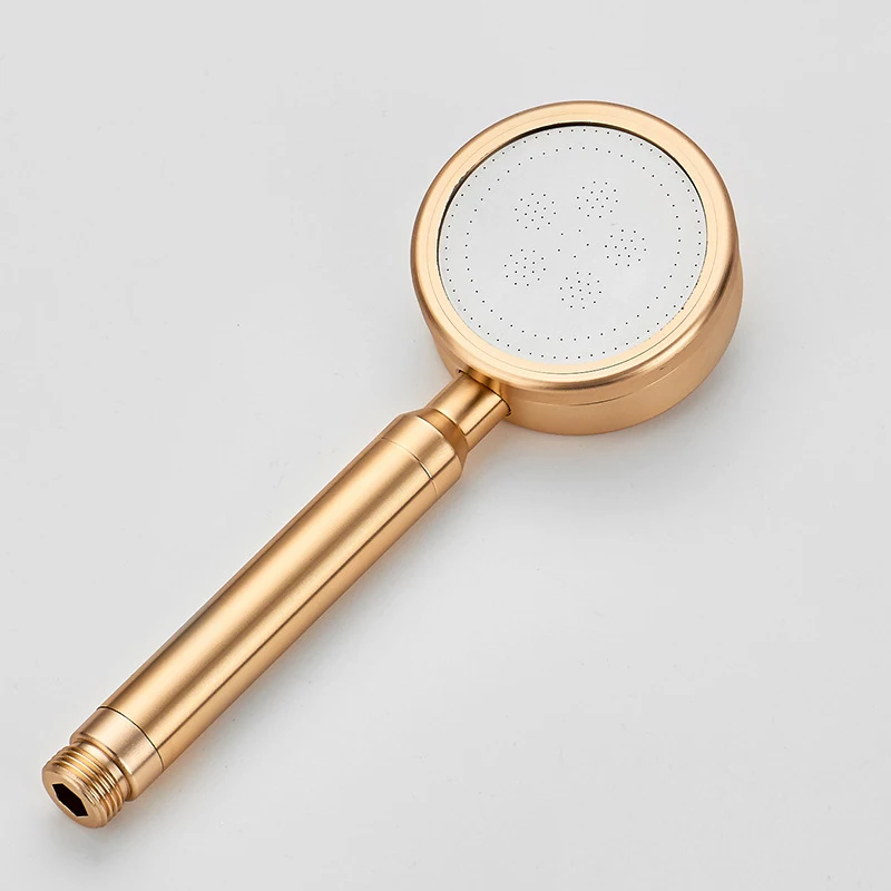 Shower Head Shower Bath Head Adjustable 3 Mode High Pressure Stone Stream Handheld With Negative Ion Activated Ceramic Balls