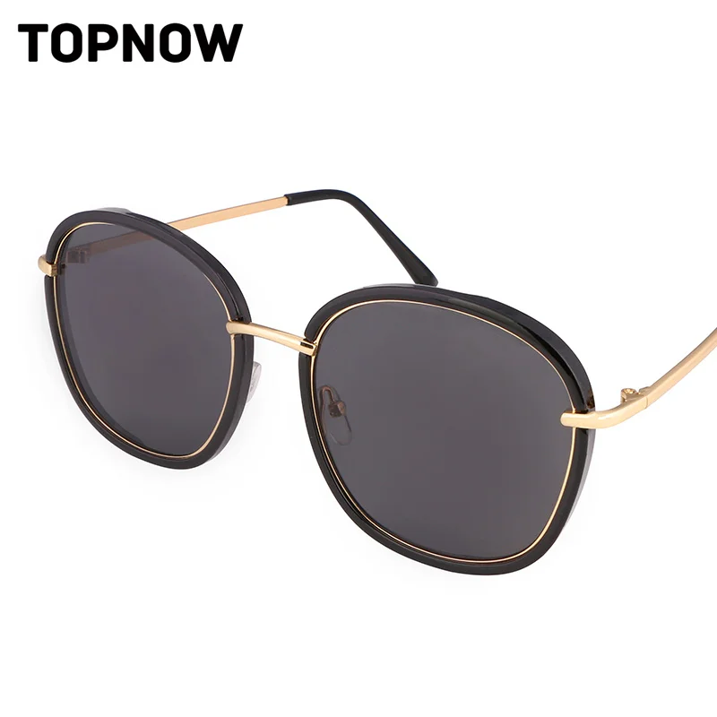 New Fashion Retro Round Sunglasses Women Brand Designer Vintage Oversize Sun Glasses Women Men