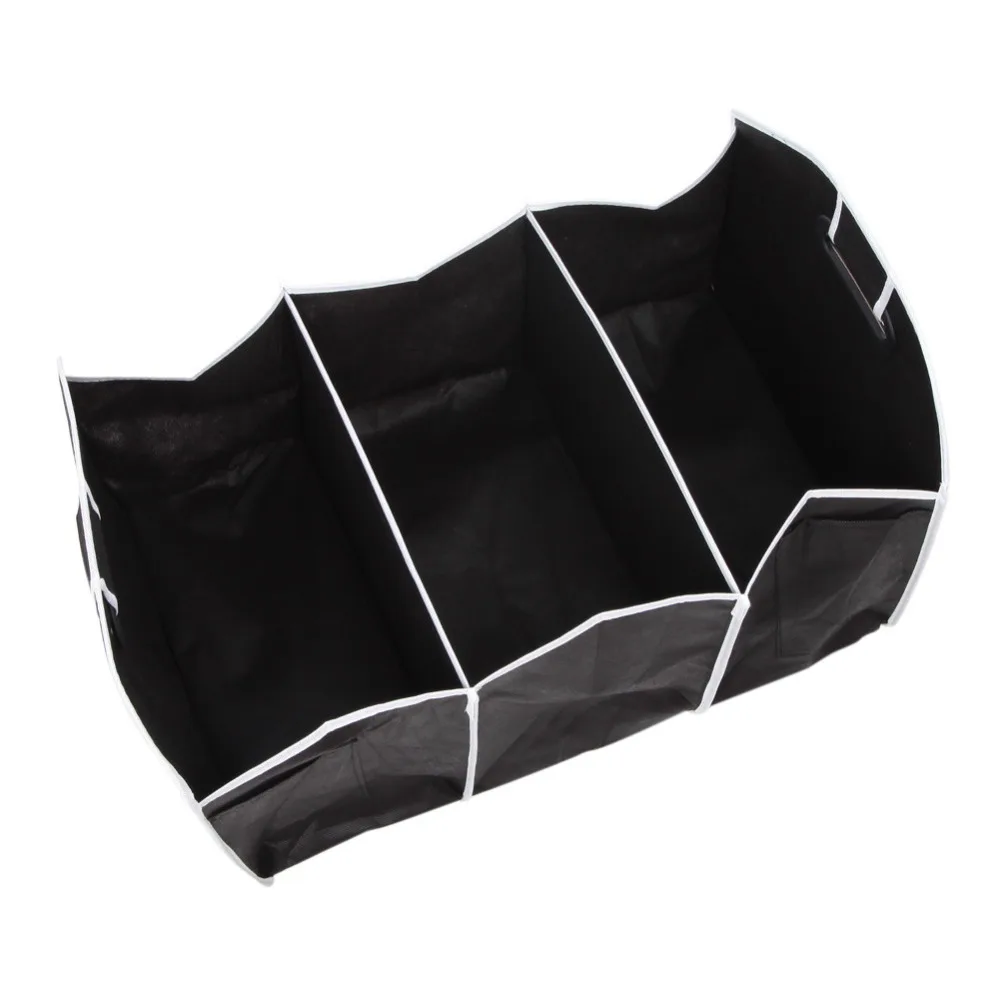 

Foldable Car Organizer Trunk Collapsible Multi-Pocket Toys Food Tools Storage Box Bag Auto Accessories Cargo Container
