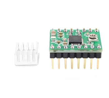 

10pcs/lot Reprap Stepper Driver stepper motor driver module A4988+heat sink