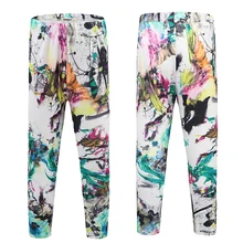 Детские леггинсы с От 3 до 12 лет принтом для маленьких девочек; детские летние штаны; детские весенние брюки; леггинсы с цветочным принтом для маленьких девочек