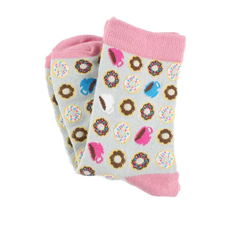 Креативные высококачественные модные женские носки в стиле Харадзюку каваи, Веселые носки с изображением животных гамбургеров, милых носков - Цвет: 1