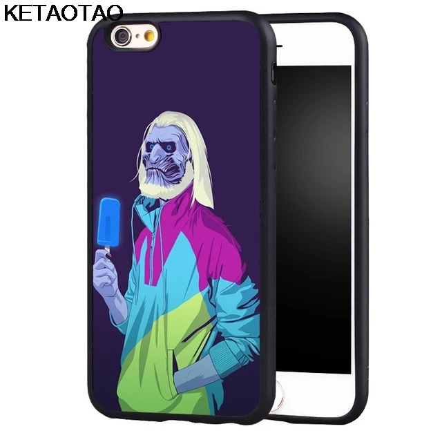 KETAOTAO Comic GAME OF THRONE White Walker Phone Cases for iPhone 4S 5C 5S 6S 7 8 X Plus XR XS Max Case Soft TPU Rubber Silicone | Мобильные