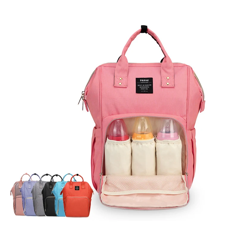 Heine Fashion Mummy Maternity Nappy Bag Brand Large Capacity Baby Bag Travel Backpack Desinger Nursing Bag for Baby Care Heine Fashion Mummy Maternity Nappy Bag Brand Large Capacity Baby Bag Travel Backpack Desinger Nursing Bag for Baby Care