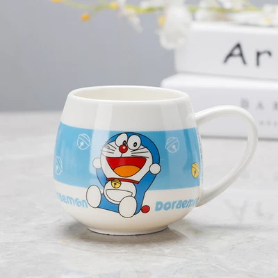 Мультфильм Doraemon домашний офис сад 300 мл керамическая для кофе и молока чайная кружка чашка - Цвет: color 4