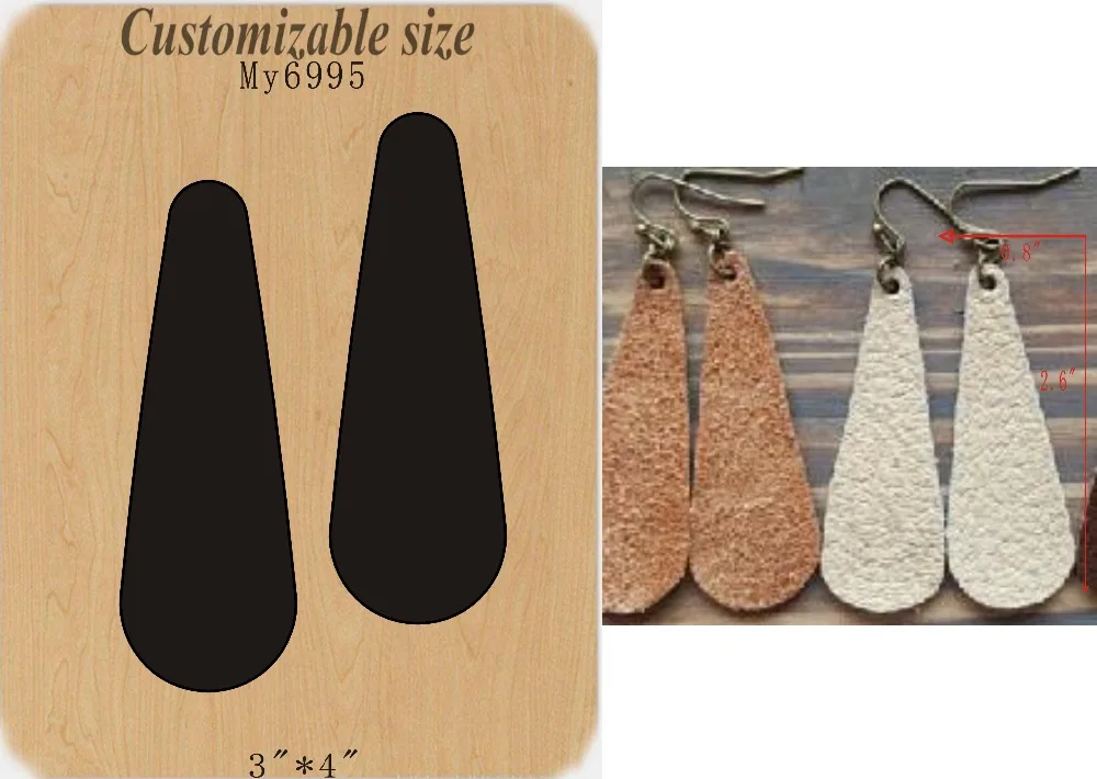 

Hoist Earrings-MY6995 die cutting & Wooden dies fit // Scrabooking