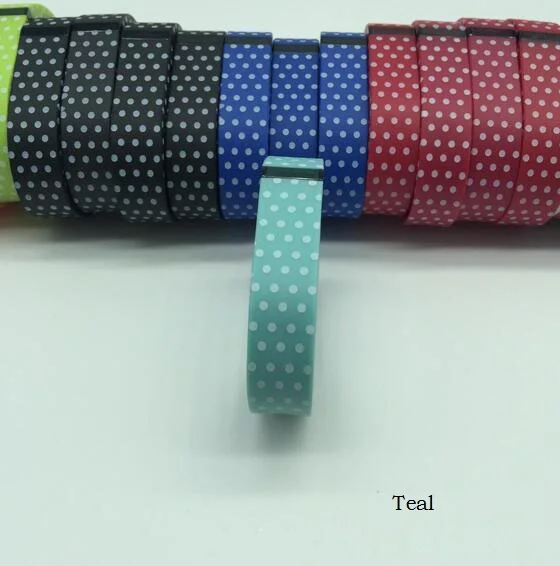 Большой размер Модный точечный узор ремешок на запястье для Fitbit гибкое заменяемое Браслет Смарт часы ремешок заменить браслеты