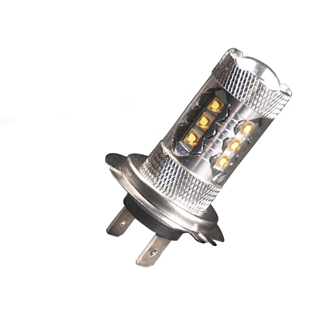 Buy 2 x 80W White H7 High Power LED Car Fog Running