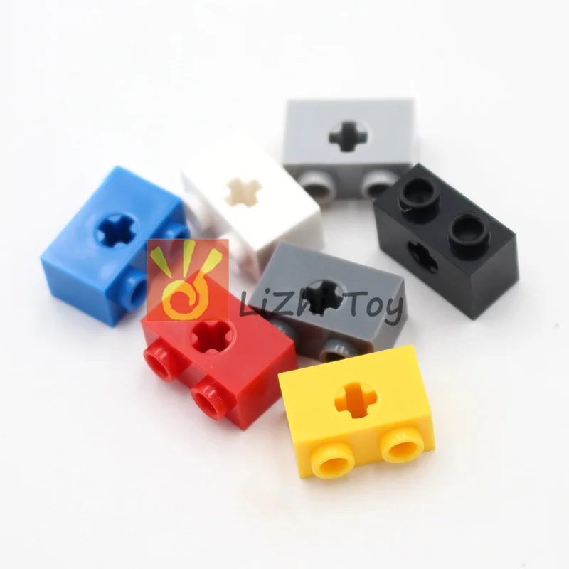 

Lizhi Technology 32064 Brick 1x2 with Axle Hole Thick Model Building Blocks Compatible Accessories Parts Mechanical Science