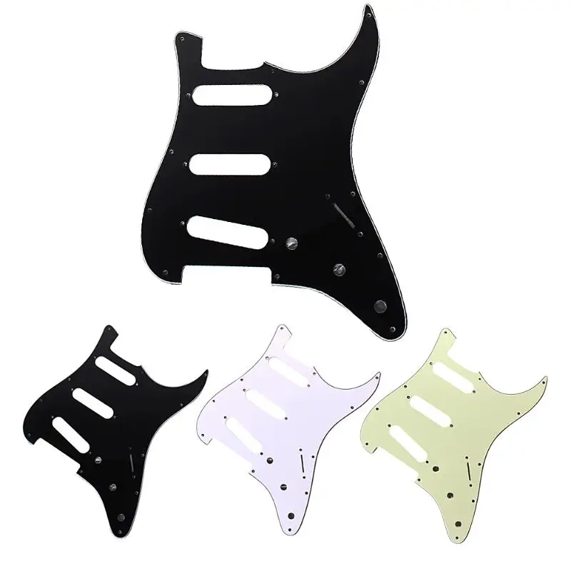 3-ply SSS Guitar Pickguard for Strat Electric Guitar Accessories